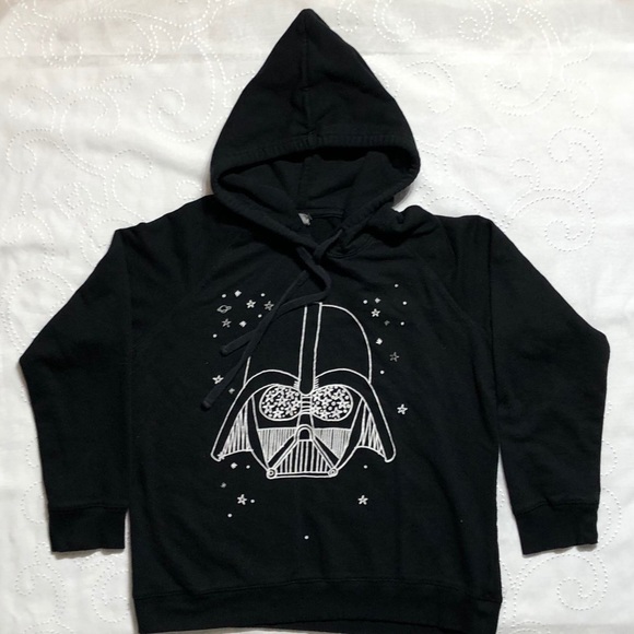 Star Wars Darth Vader Black Hoodie Size Large - Picture 2 of 5